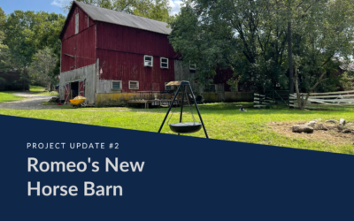 Romeo’s New Barn – Project Update #2